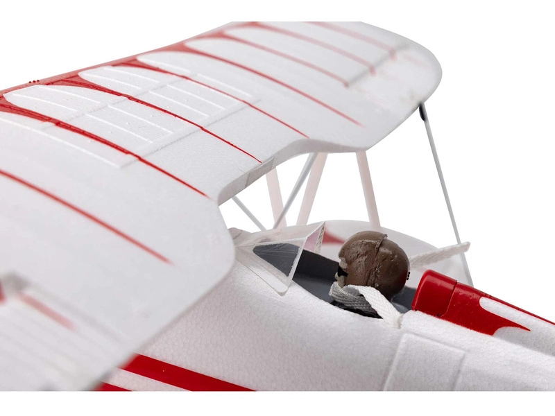 RC letadlo E-flite Waco 0.55m SAFE Select BNF Basic bílé