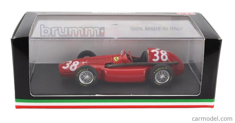 Brumm Ferrari F1 553 Squalo N 38 Winner Spain Gp 1954 M.hawthorn 1:43 Red