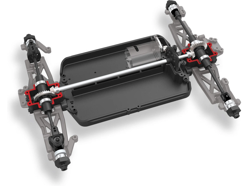 Traxxas Teton 1:18 4WD RTR modrý
