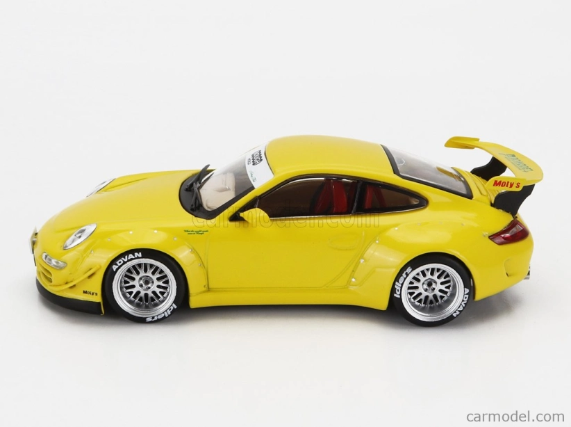 Ixo-models Porsche 911 997-2 Rwb Coupe 2008 1:43 Žltá