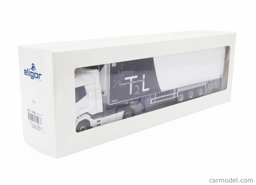 Eligor DAF Xg Truck Semi-frigo T2l Transports 2021 1:43 bielo modrá