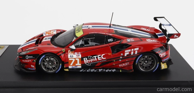 Looksmart Ferrari 488 Gte Evo 3.9l Turbo V8 Team Spirit Of Race N 71 1:43, červená