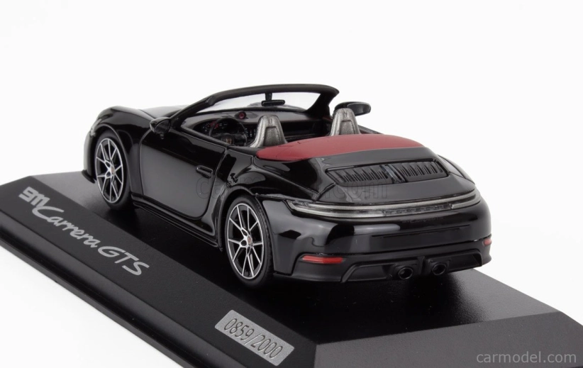 Minichamps Porsche 911 992-2 Carrera Gts Cabriolet Open 2024 1:43 Black