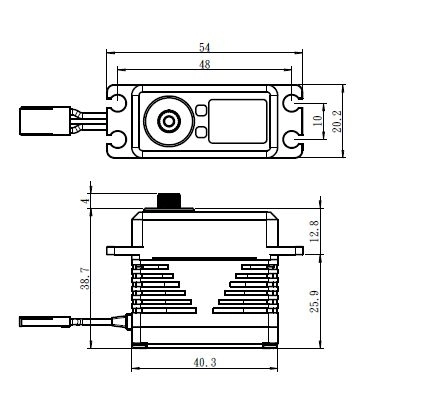 SB-2292SG BRUSHLESS HI VOLT Digitálne servo