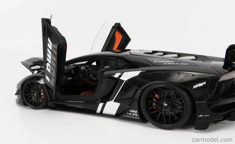 Autoart Lamborghini Aventador Liberty Walk 2017 1:18 čierna