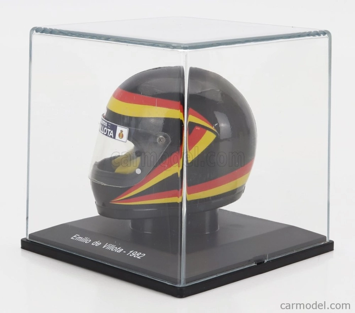 Edicola Prilba F1 Casco - March 821 N 19 Sezóna 1982 Emilio De Villota 1:5 čierna žltá