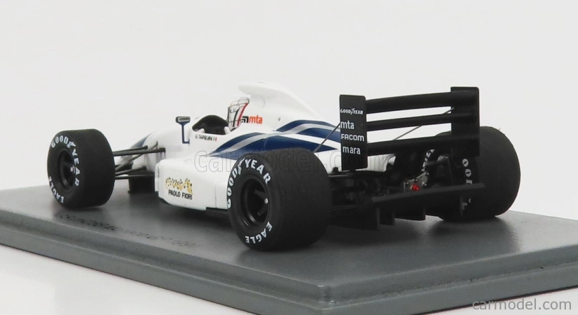 Spark-model AGS F1 Jh25b N 17 Monaco Gp 1991 G.tarquini 1:43 Bílá