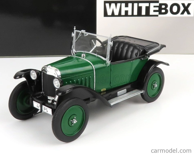 Whitebox Opel 4/12 Ps Cabriolet Rhd 1924 1:24 Zelená Černá