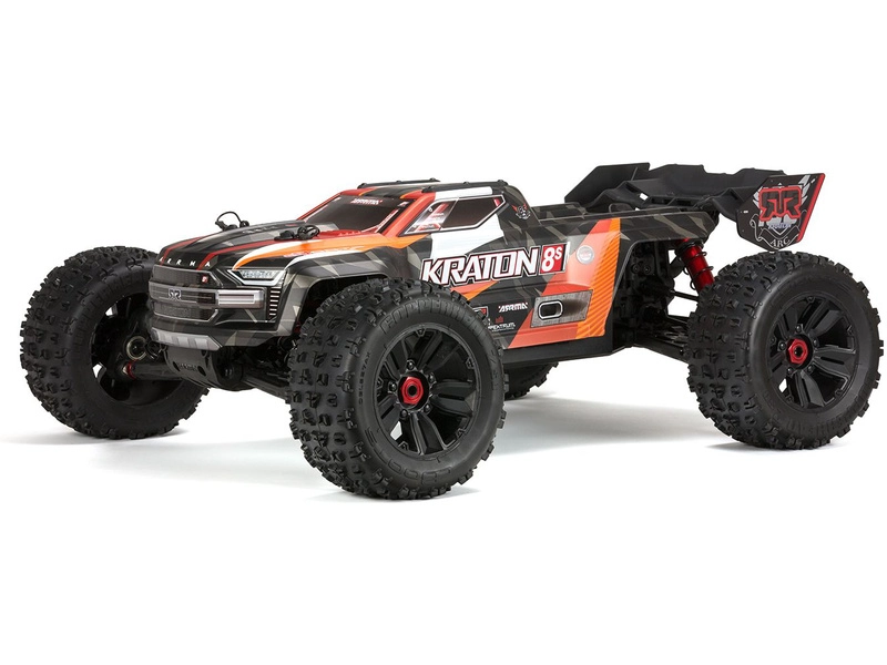 RC auto Arrma Kraton 8S V2 BLX 1:5 Smart RTR, oranžová