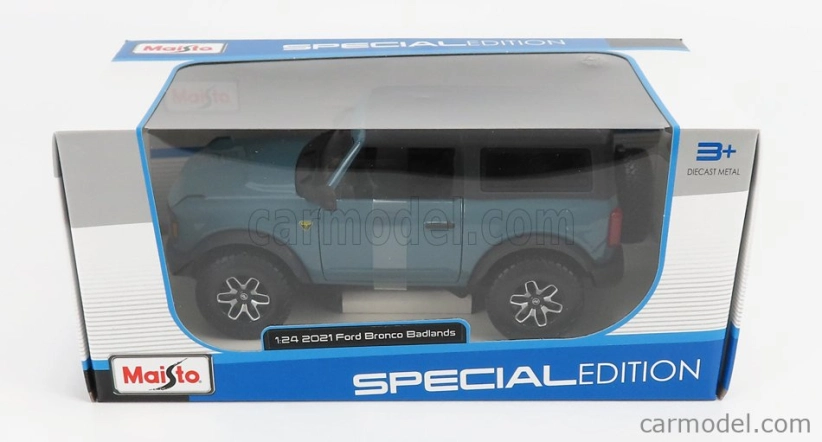 Maisto Ford USA Bronco Badlands 2021 1:24 modro-čierna