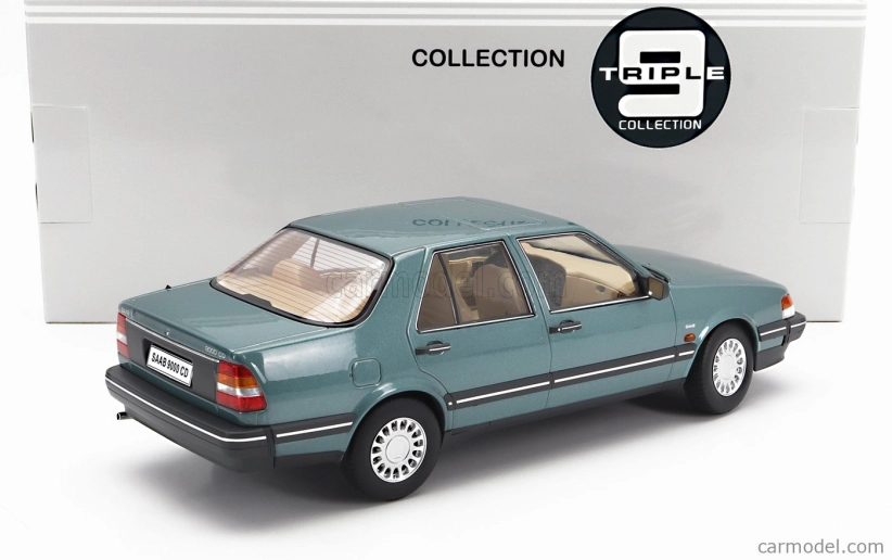 Triple9 Saab 9000 Cd Turbo 1990 1:18 Green Met