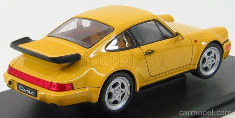 Welly Porsche 911 964 Turbo 1990 1:18 žltá