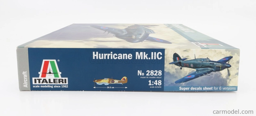 Italeri Hawker Hurricane Mkiic Military Airplane 1941 1:48 /