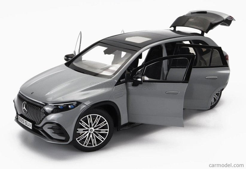 Nzg Mercedes benz Eqs Suv (x296) Von Mercedes-eq 2022 1:18 Alpine Grey