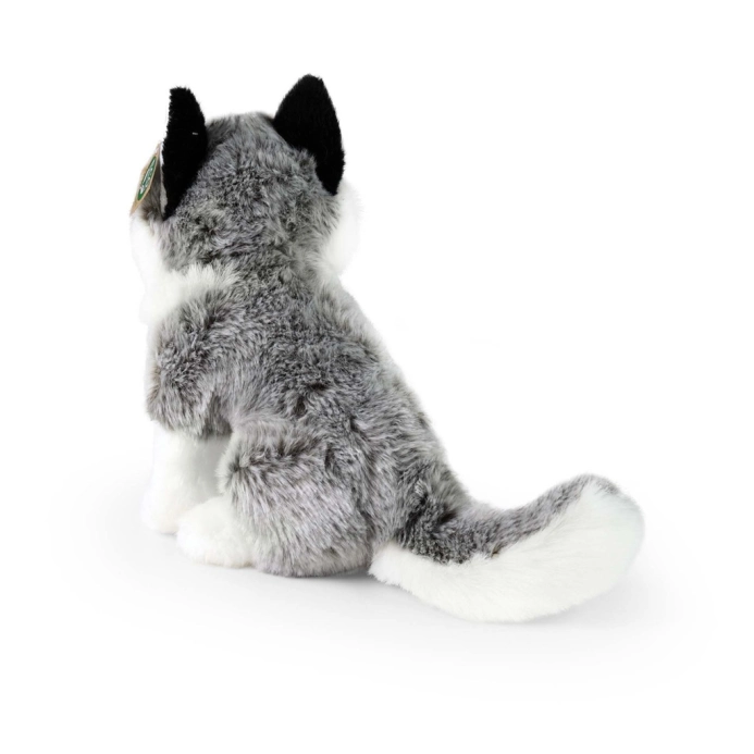 Rappa Plyšový pes husky sedící 30 cm ECO-FRIENDLY
