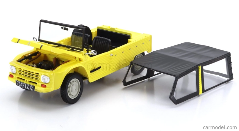 Norev Citroen Mehari 1970 1:18 žltá čierna