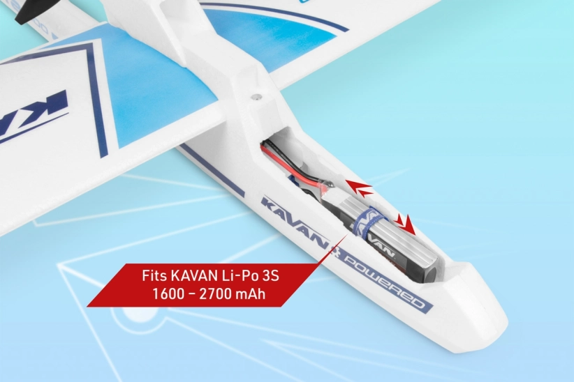 KAVAN Beta 1400 ARF – modrá