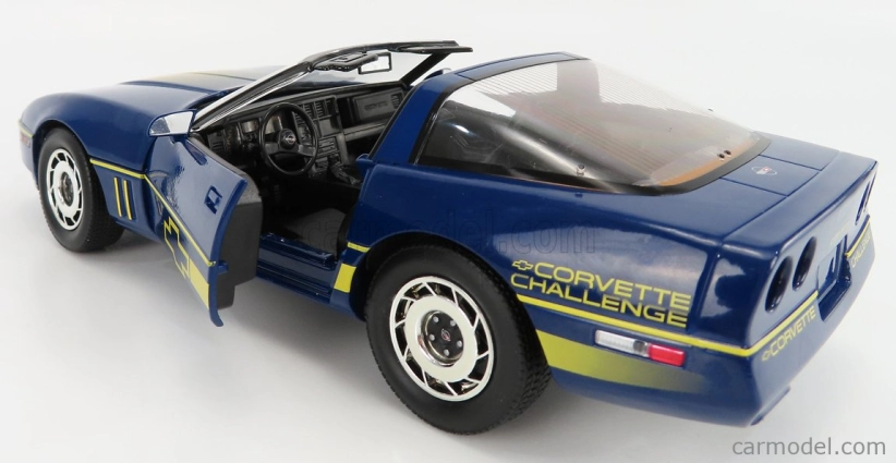 Greenlight Chevrolet Corvette C4 1988 1:18 Modrá Žlutá