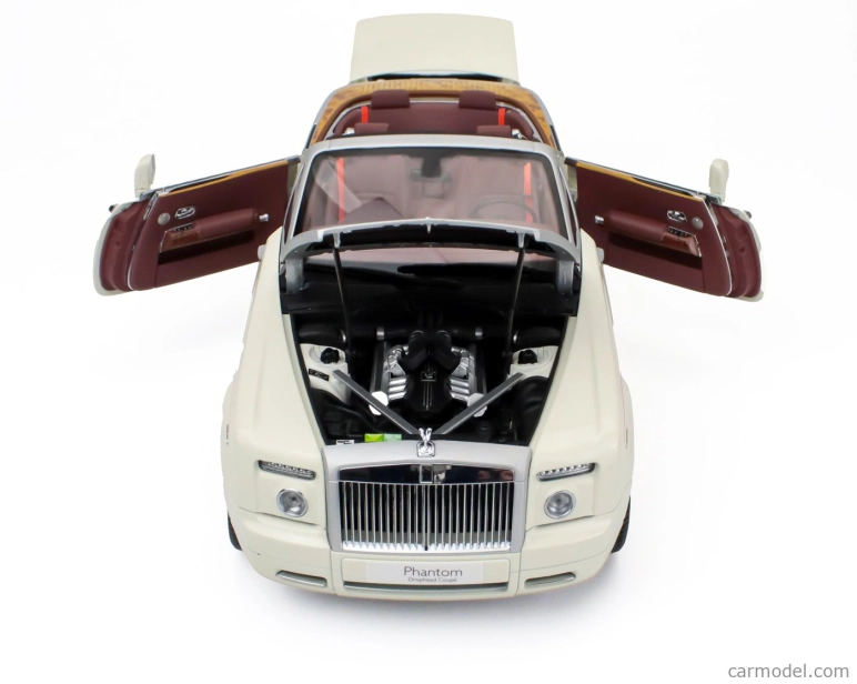 Kyosho Rolls royce Phantom Drophead Cabriolet 2-dverový 2013 1:18 Anglicky White