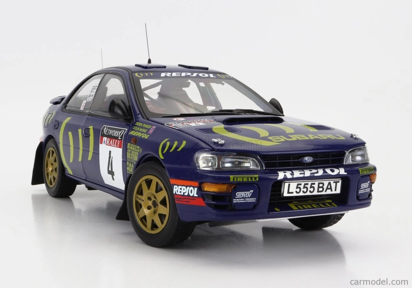 Sun-star Subaru Impreza 555 N 4 Winner Rally Rac Lombard 1995 C.mcrae - D.ringer 1:18 Blue