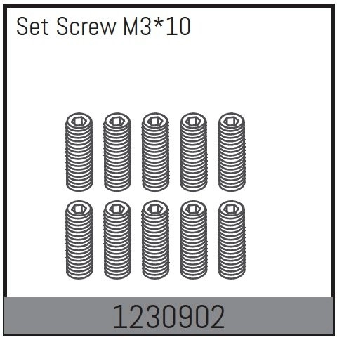 1230902 - Set Screw M3*10 (10)