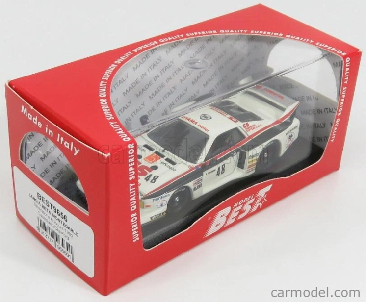 Best-model Lancia Beta Montecarlo N 48 1:43, bílá