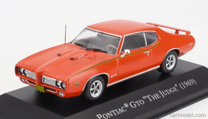 Edicola Pontiac Gto The Judge Coupe 1969 - Con Vetrina - S vitrínou 1:43 červená