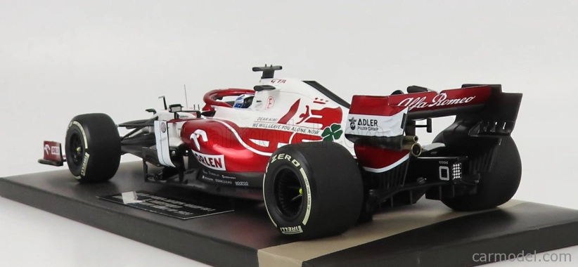 Minichamps Alfa romeo F1 C41 Team Orlen Racing N 7 1:18, bíločervená