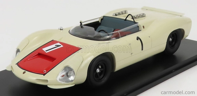 Matrix scale models Porsche 910-8 Bergspider N 1 1967 1:18 Bílá Červená