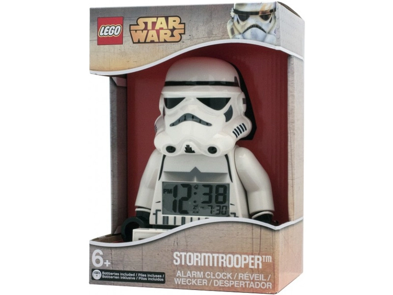 LEGO hodiny s budíkem - Star Wars Stormtrooper