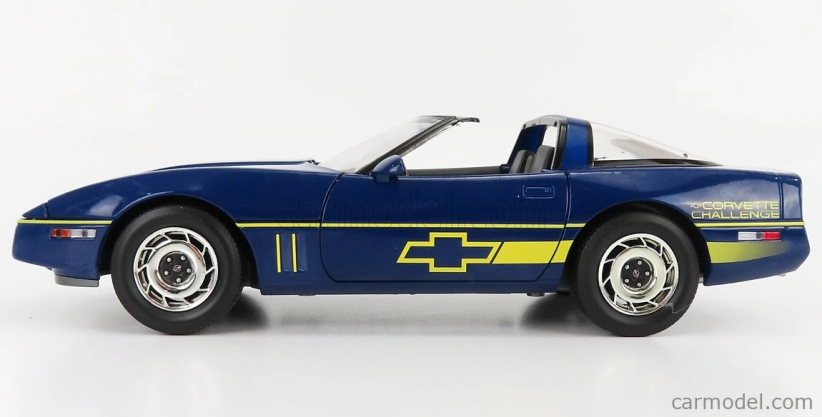 Greenlight Chevrolet Corvette C4 1988 1:18 Modrá Žlutá