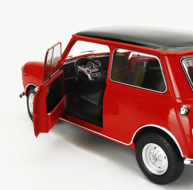 Mitica-diecast Innocenti Mini Cooper Mk2 1968 1:18 Červená Černá