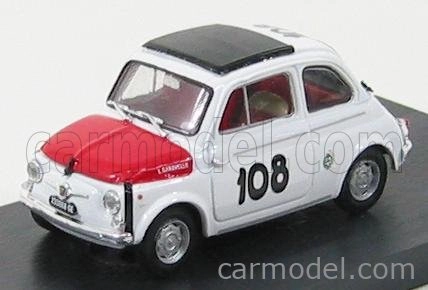 Brumm Fiat 500 595 Abarth N 108 1:43, bílá