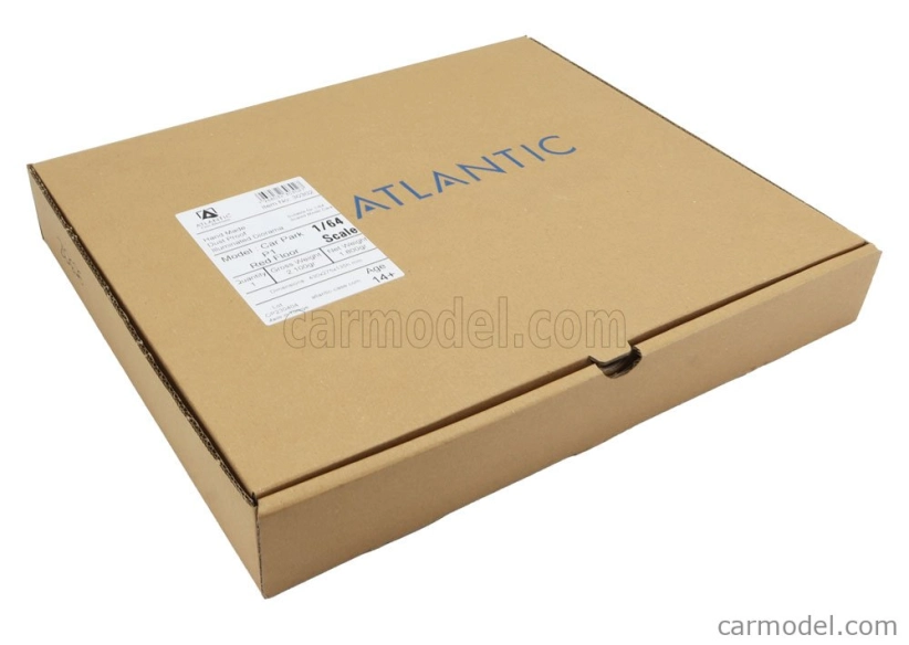 Atlantic Vetrina display box Diorama Parcheggio Primo Piano - Parking P1 Red Floor - Cars Not Included - Lungh.lenght Cm 43.0 X Largh.width Cm 25.0 X Alt.height Cm 14.0 1:64 Různé