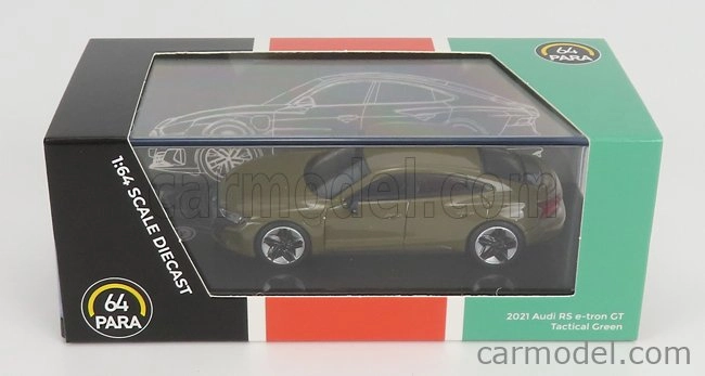 Paragon-models Audi Gt Rs E-tron Lhd 2021 1:64 Tektická Zelená