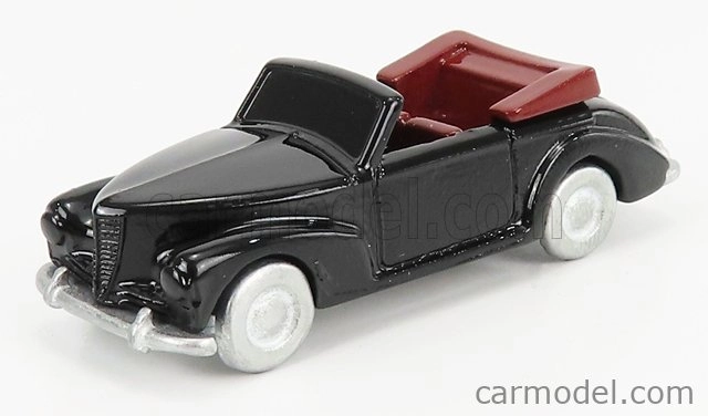 Officina-942 Fiat 1100b Cabriolet 1948 1:76 Black
