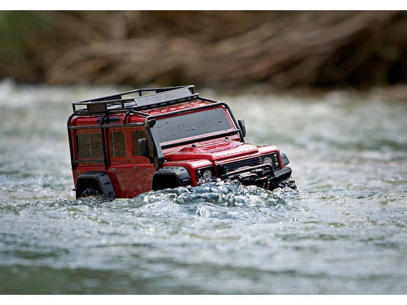 RC auto Traxxas TRX-4 Land Rover Defender 1:10 TQi RTR, písková