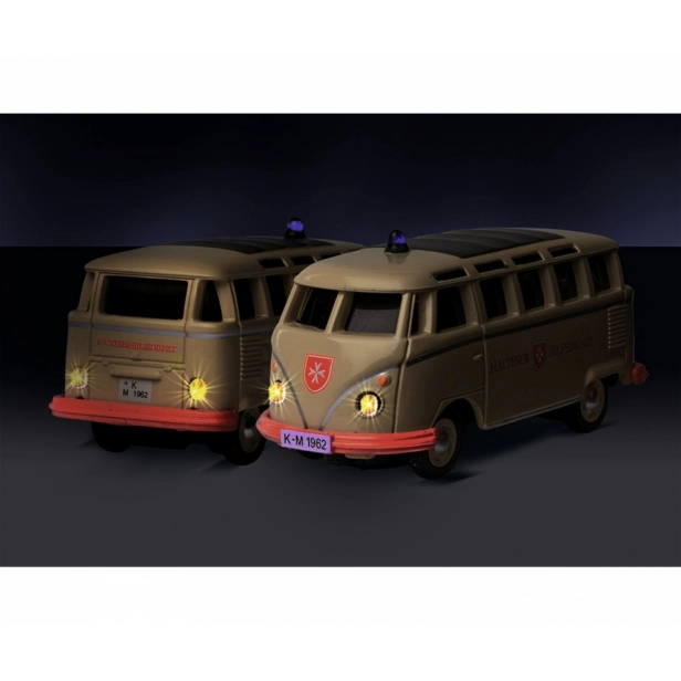 RC súprava VW T1 policajné auto a maltézska sanitka 1:87