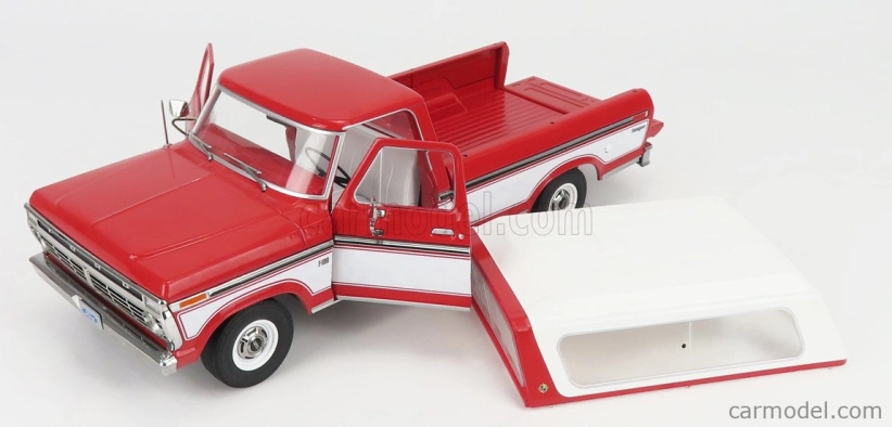 Greenlight Ford usa F-100 Pick-up 1956 Closed 1975 1:18, červená