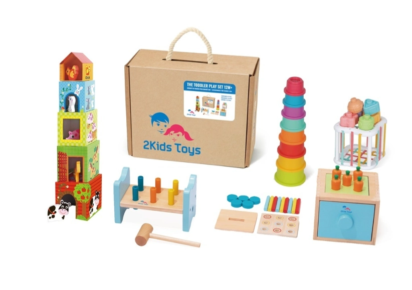 2Kids Toys Darčeková sada hračiek pre najmenších 12m+