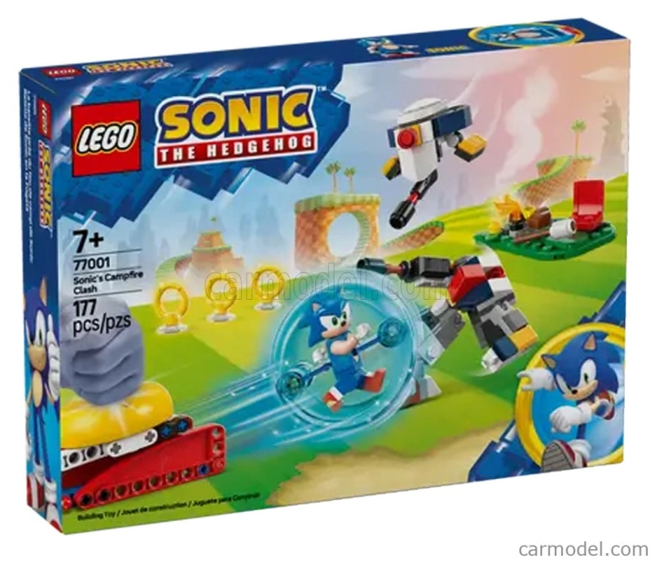 Lego figúrky Ježko Sonic - Sonic's Campfire Clash - 177 Pezzi - 177 ks Rôzne
