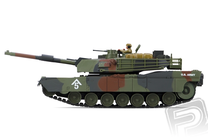 M1A1 Abrams 1:20 RC tank 2.4 Ghz vodeodolný podvozok