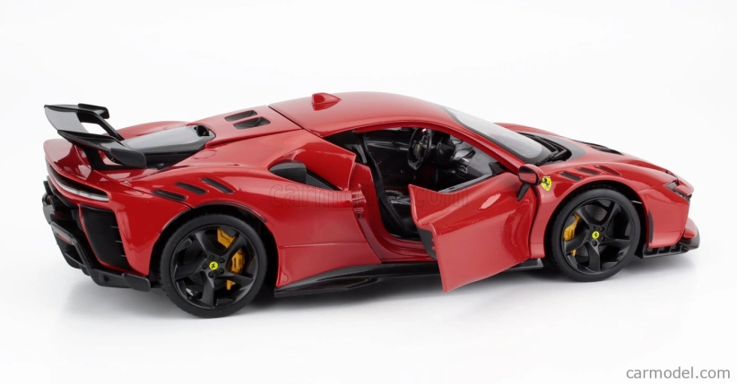 Bburago Ferrari Sf90 Xx Stradale 2024 1:18 Rosso Corsa – červeno-čierna