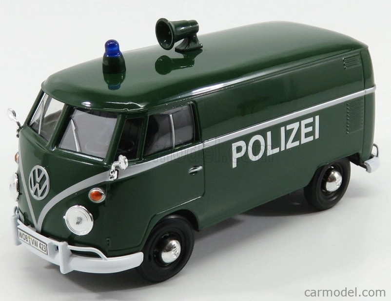 Motor-max Volkswagen T1 Type 2 Van Polizei 1962 1:24 Zelená