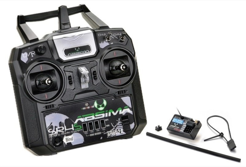 Čtyřkanálová RC souprava Absima SR4S 2,4GHz
