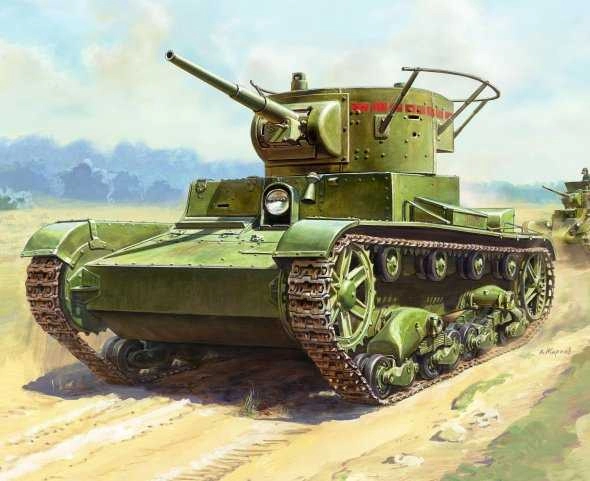 Zvezda Snap Kit - T-26 mod. 1933 (1:100)