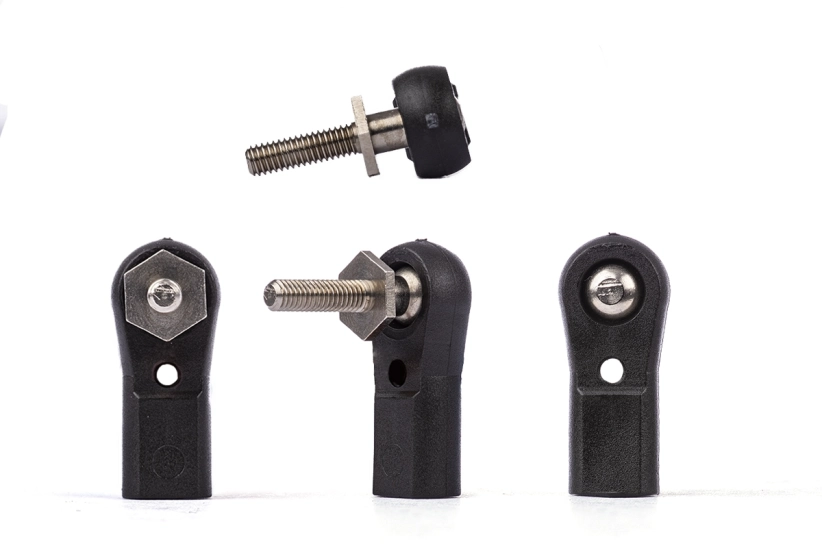 MAXI kĺbik M3 s guľkovým kĺbom 6,0 mm, šesťhrannou základňou a čapom M3, 10 ks