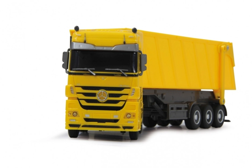 RC sklápač Mercedes-Benz Actros, žlutá