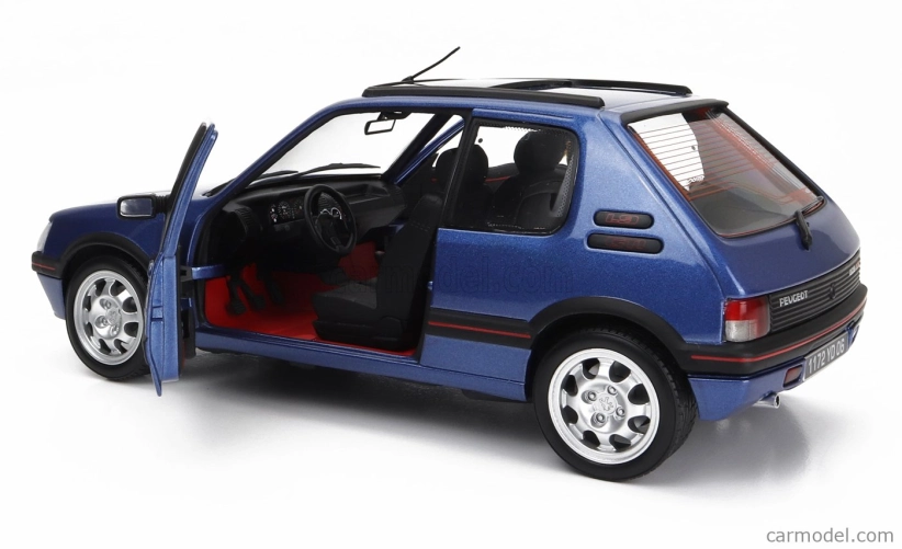 Norev Peugeot 205 1.9 Gti Pts Rims 1992 1:18 Miami Blue