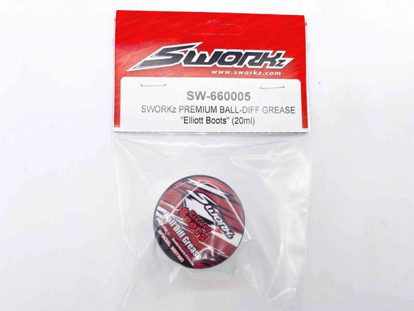 SWORKz Premium mast pro kuličkové diferenciály "Elliott Boots" 20ml, 1 ks.
